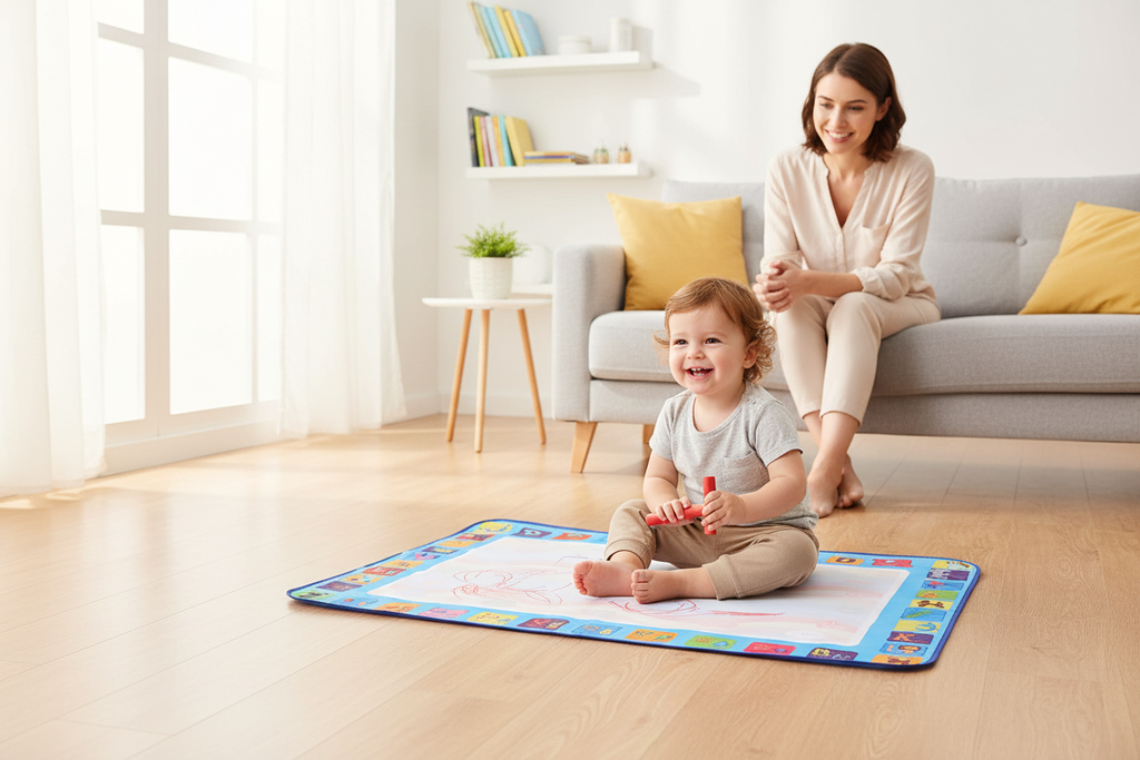 Kids Drawing Mat Aqua Doodle Board Water Painting Writing Magic Educational Toy