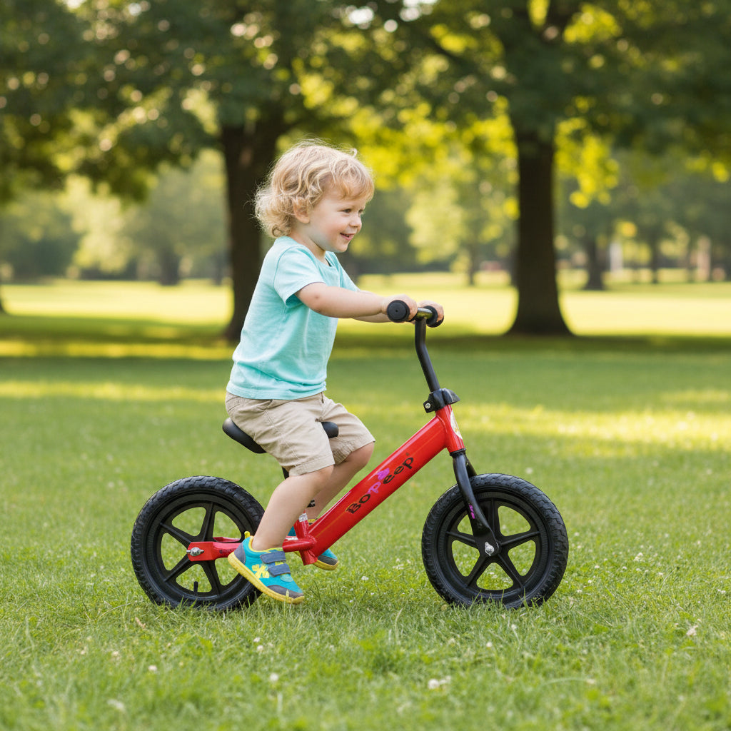 BoPeep Kids Balance Bike Ride On Toys Red-2029387266954235905