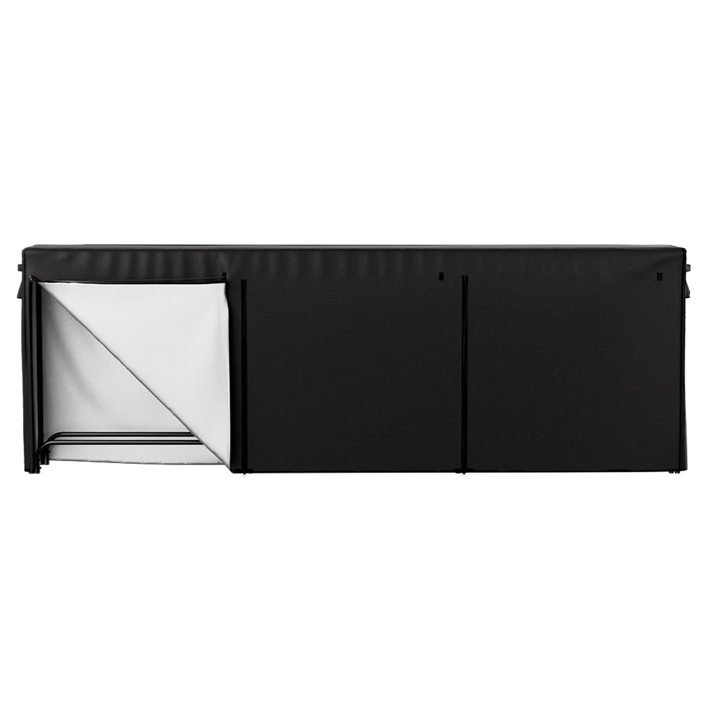 Moyasu Outdoor Firewood Rack Storage with Cover-2029387206392680449