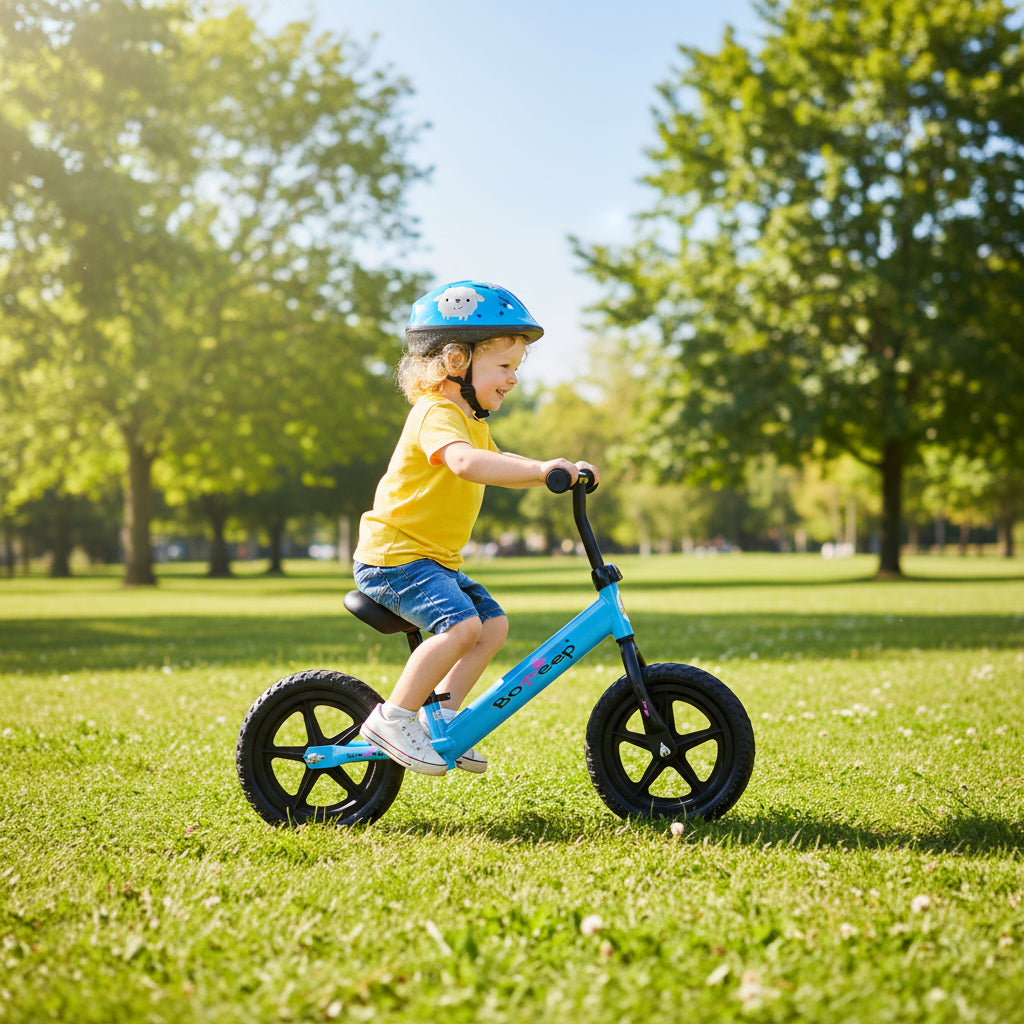 BoPeep Kids Balance Bike Ride On Toys Blue-2018816675784298497