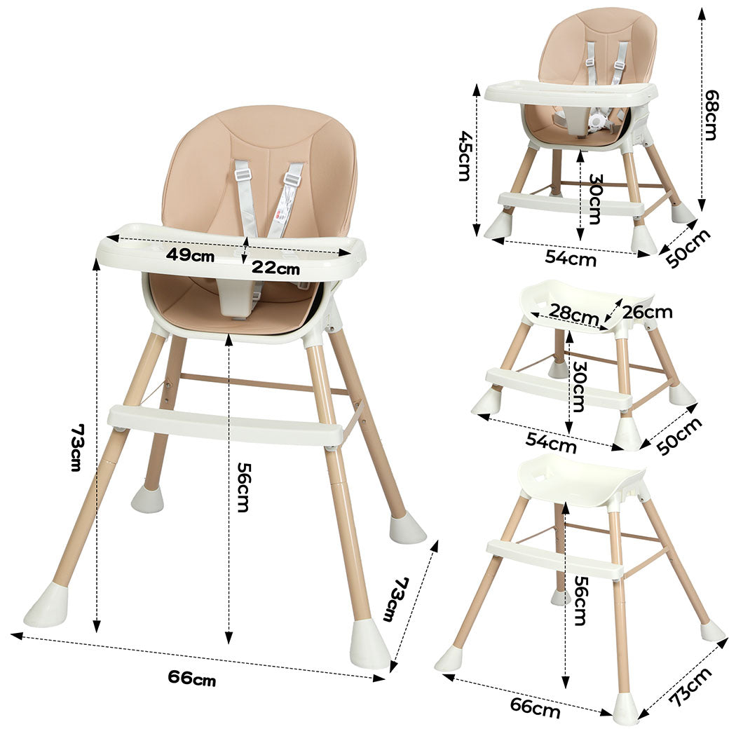 Bopeep 6-In-1 Baby High Chair-2006732872865681410
