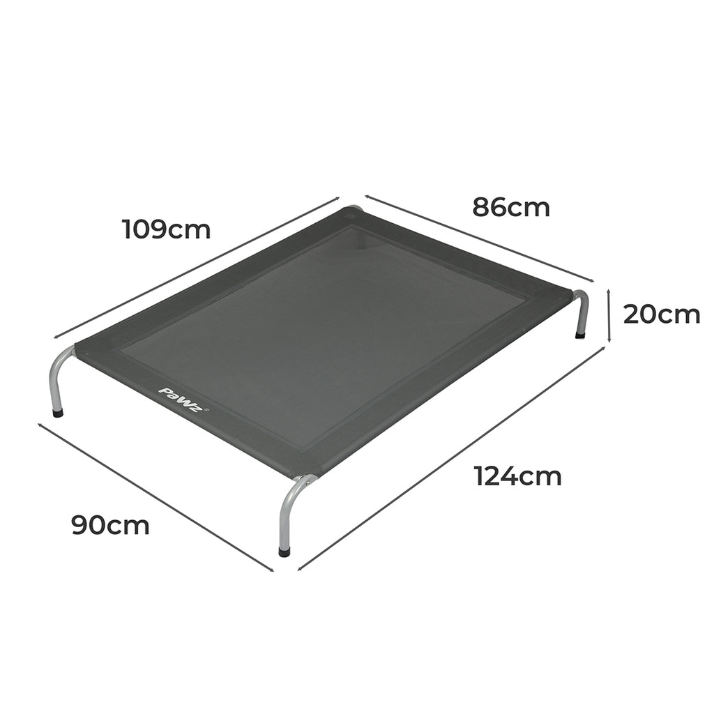 PaWz Elevated Trampoline Pet Bed Dog XL Grey X-Large-2018816731056836610