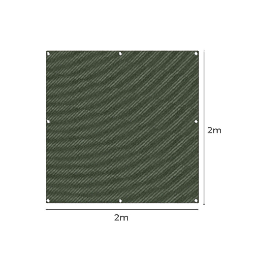 Polyester Canvas Tarp Tarpaulin Sun 2x2 Meter-2018816671220895746