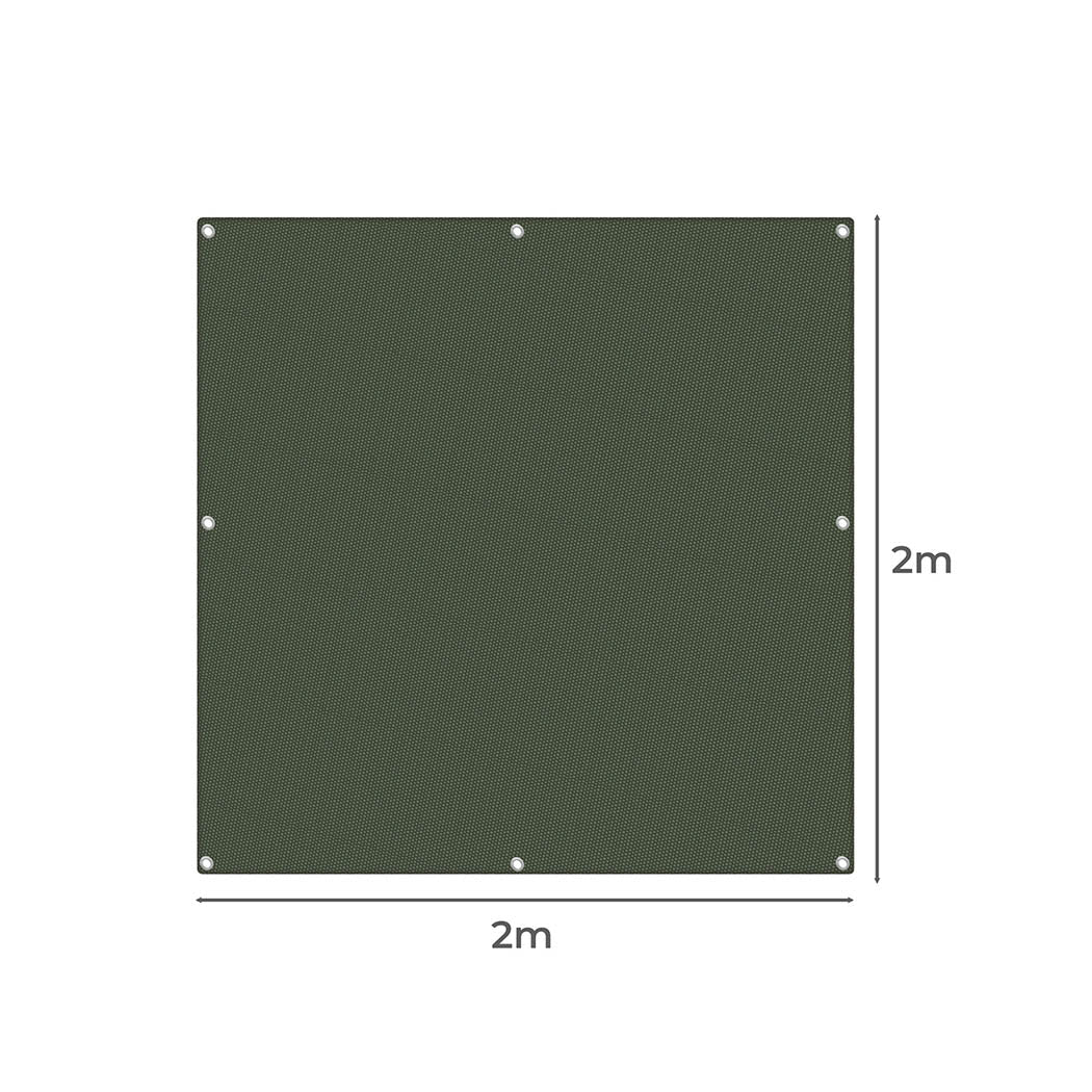 Polyester Canvas Tarp Tarpaulin Sun 2x2 Meter-2018816671220895746