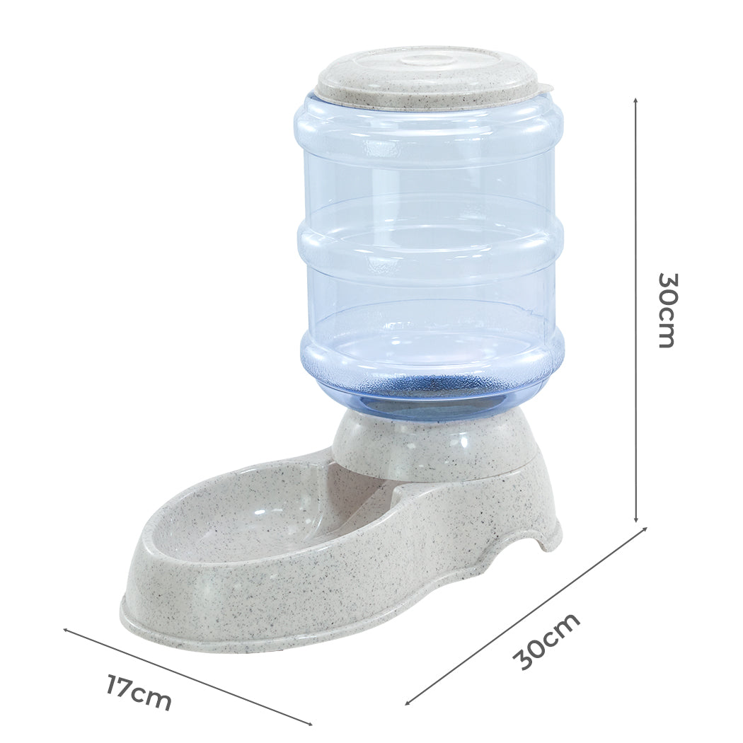 Pawz Automatic Pet Feeder Water Dispenser 3.5L Grey-2006733420562092034