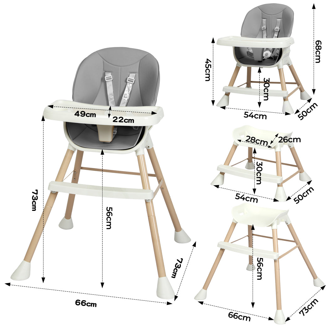 Bopeep 6-In-1 Baby High Chair-2006732872689520642