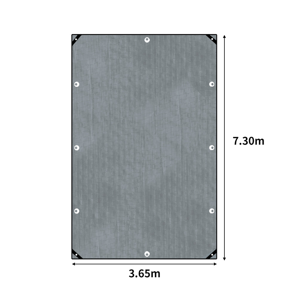 Manan Tarp Tarpaulin 200GSM Camping 3.65mx7.3m-2018816768176427010