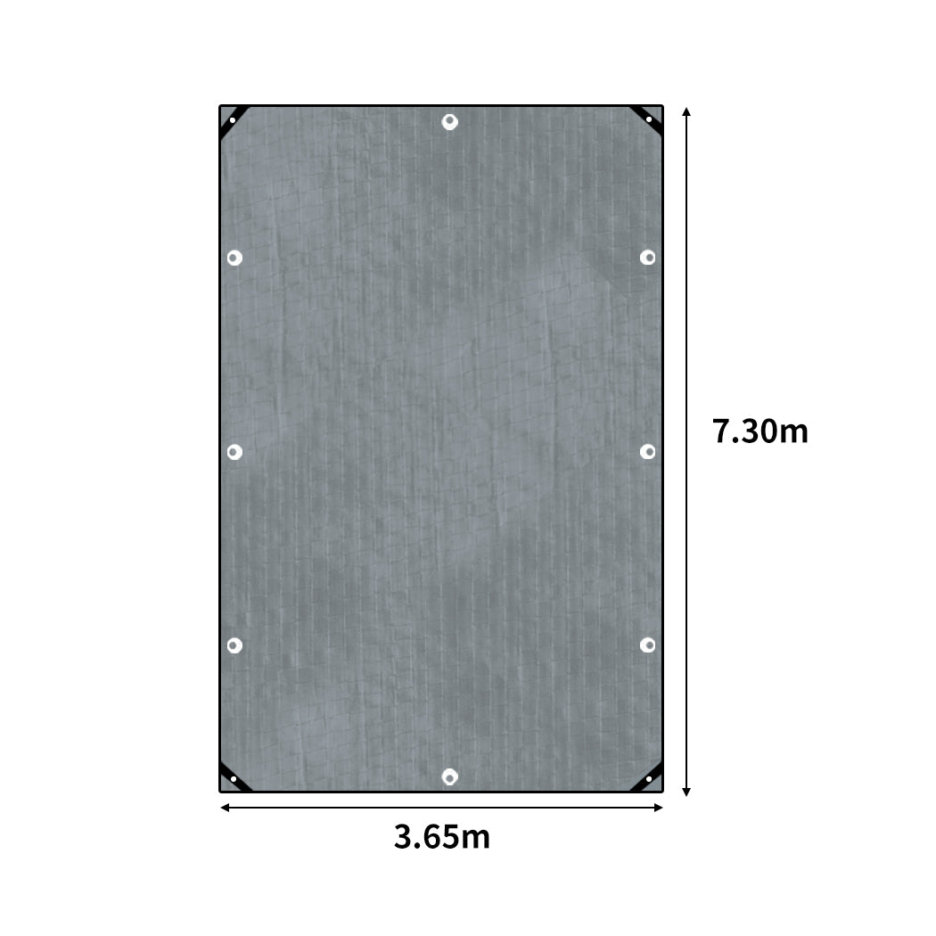 Manan Tarp Tarpaulin 200GSM Camping 3.65mx7.3m-2018816768176427010