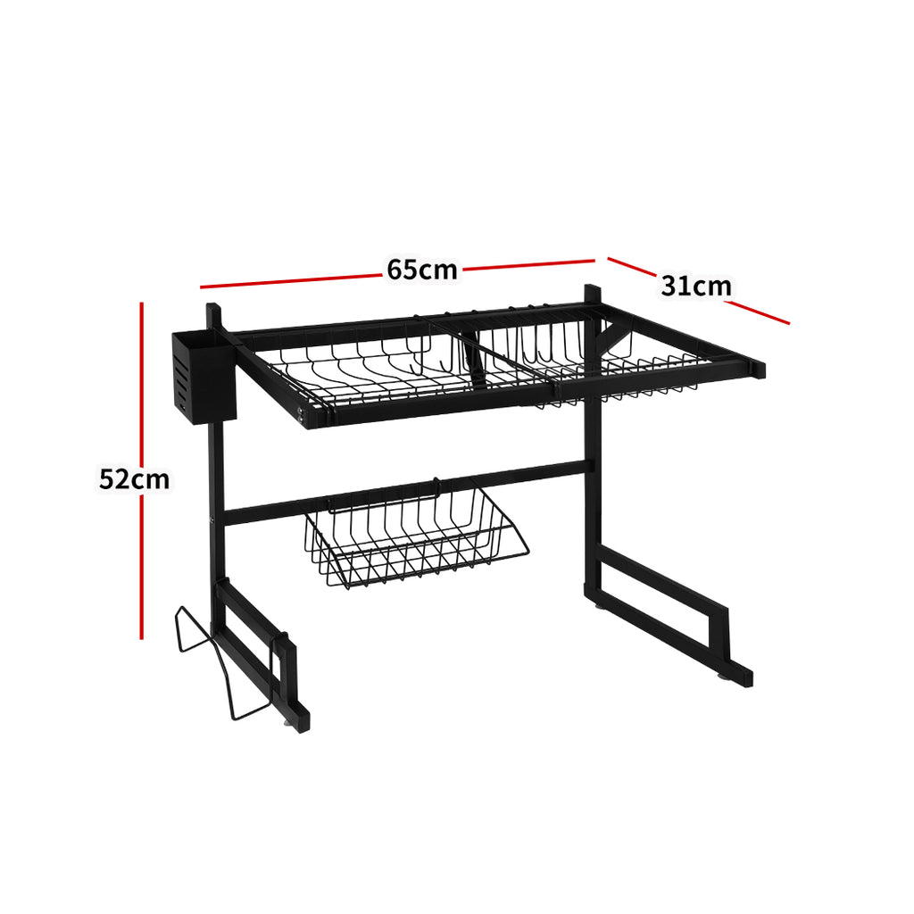 TOQUE Dish Drying Rack Over Sink Steel 65 CM-2018816797263925250