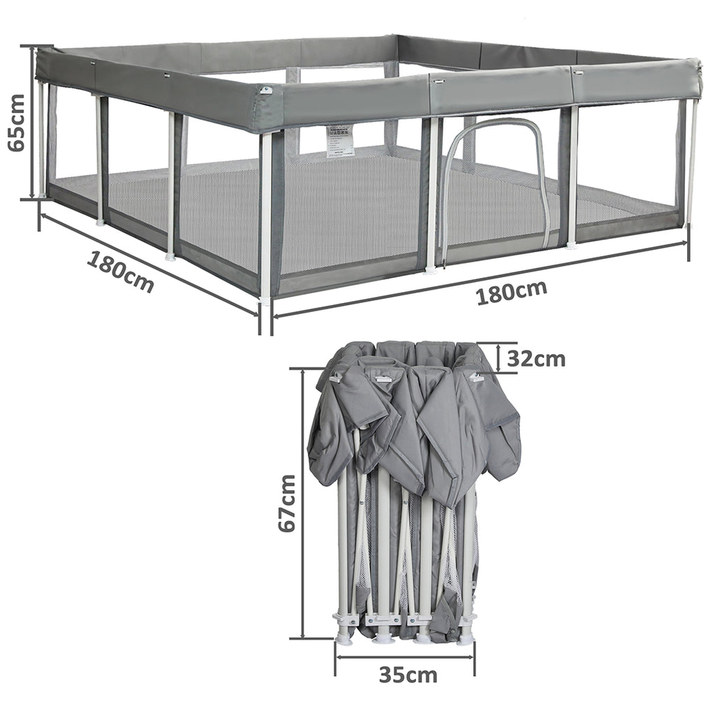 Bopeep Kids Playpen Foldable 180X180-2006732870076469250