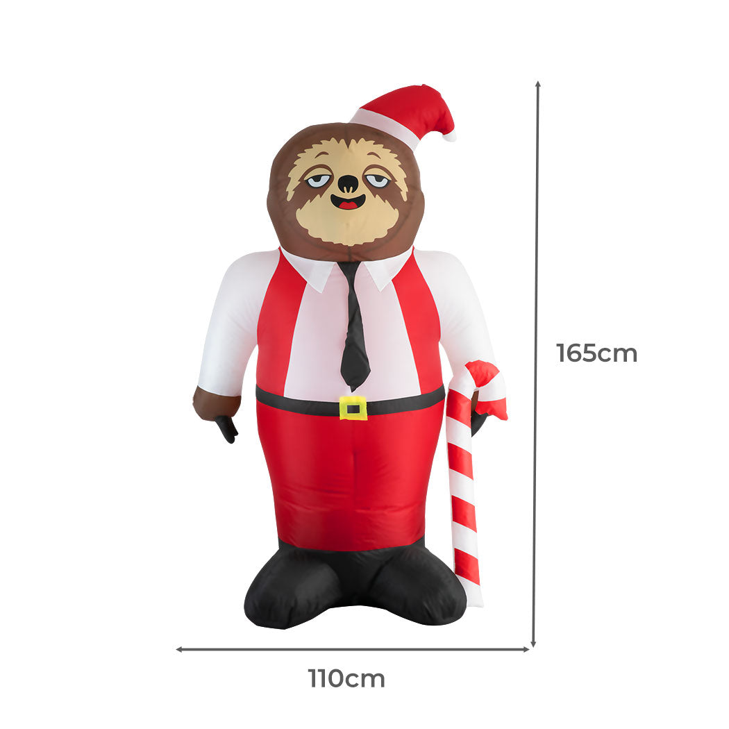 Santaco Christmas Inflatable Sloth 1.8M-2018816794214666242