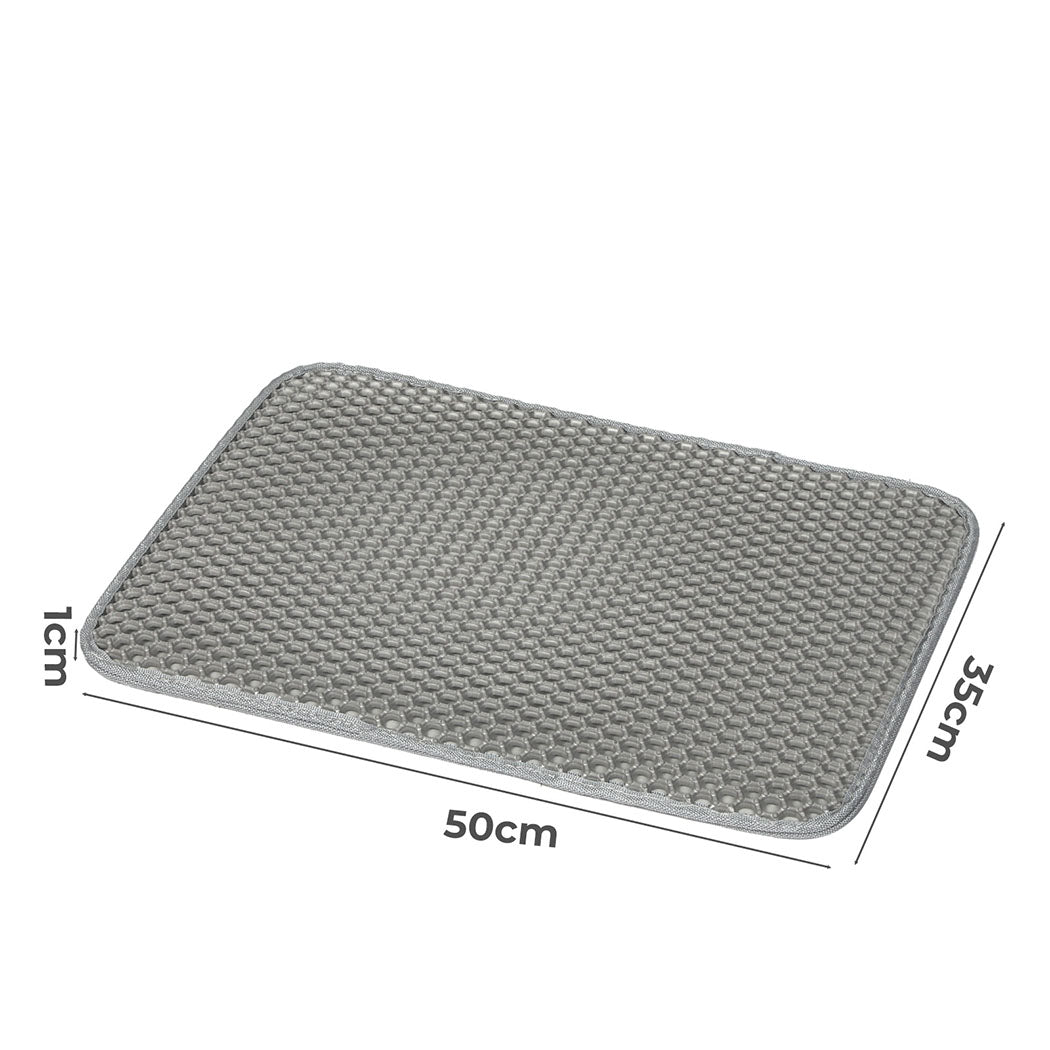 Pawz Cat Litter Mat Large Litter Box Pet Trapping Sifting Mats Waterproof Tray-2006732767257300994