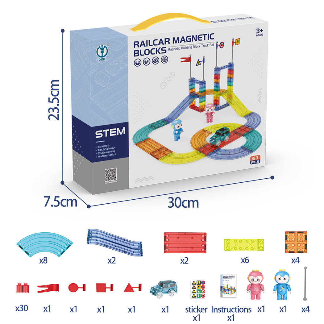 Kids Magnetic Tiles Blocks-2018816793874927618