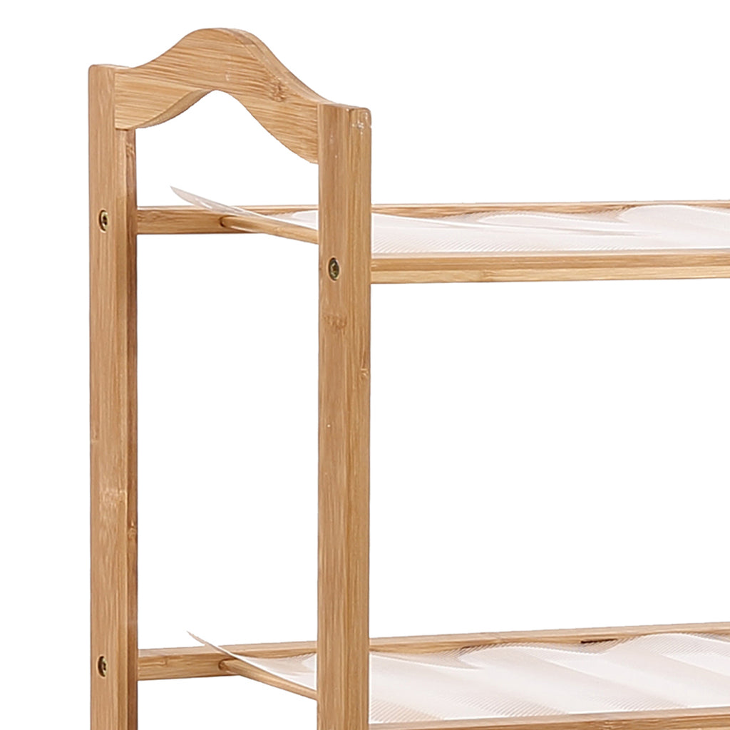 Levede Shoe Rack Bamboo Storage Wooden-2006733143142436867