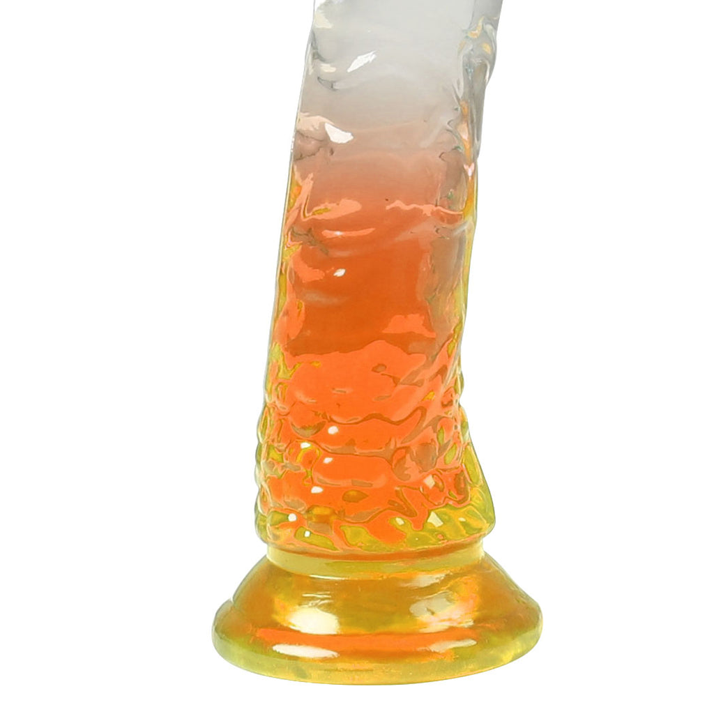 Urway Dildo Dong Realistic Penis Cock Yellow 20cm-2018816618792095748