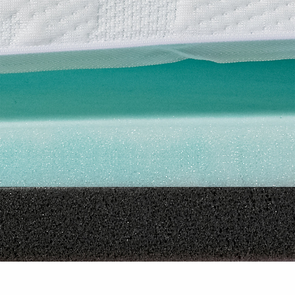 Dreamz Dual-Layer Memory Foam Mattress Topper Single-2017004948327370756