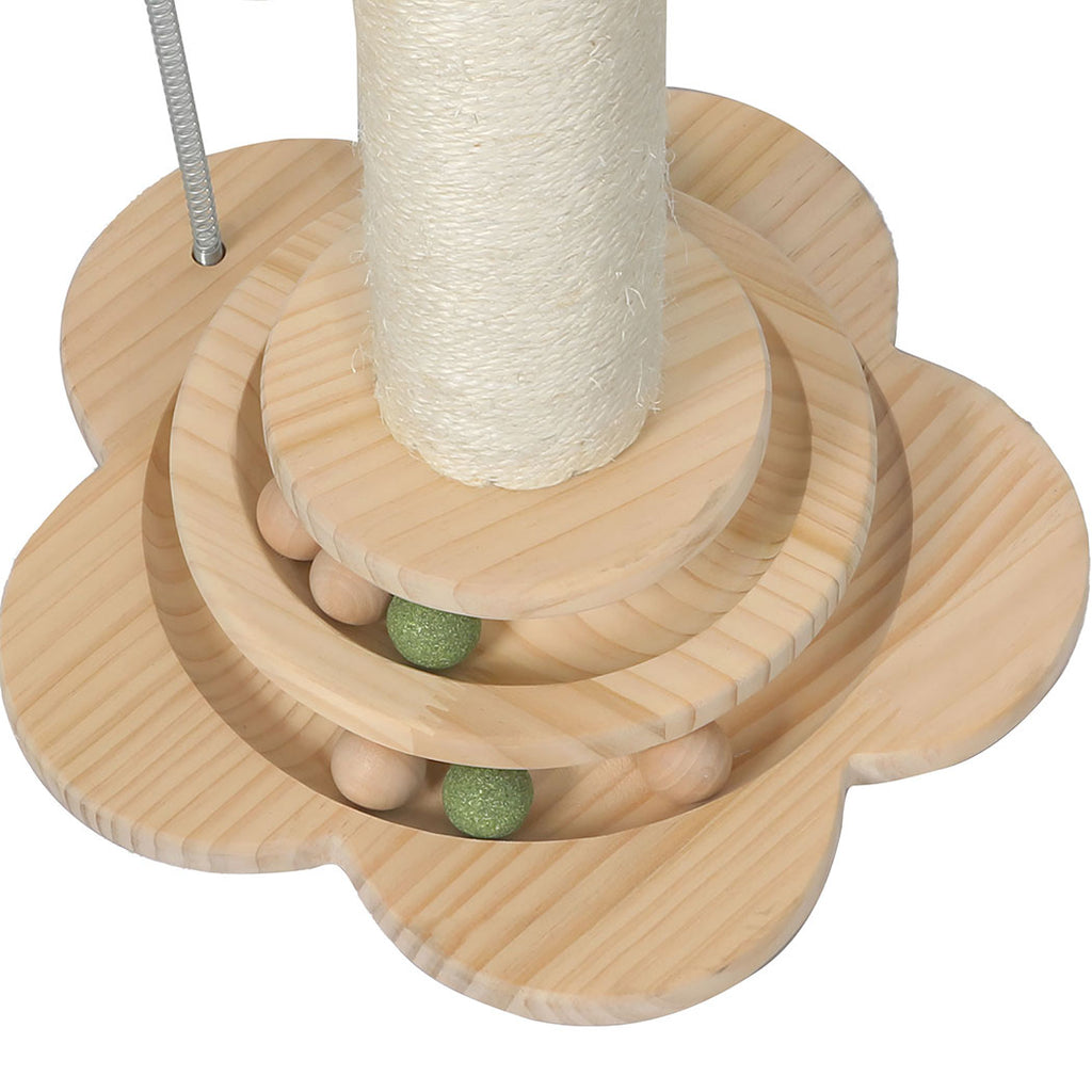 Pawz Cat Scratcher Wooden Scratching Post-2006732788295929861