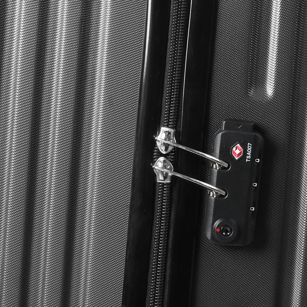 Slimbridge 24" Inch Luggage Suitcase Black 24 inch-2006733062662131717