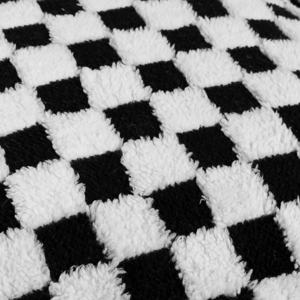 Pawz Pet Bed Plush Checkered Dog Bed Washable Cat Bed-2018816696273473541